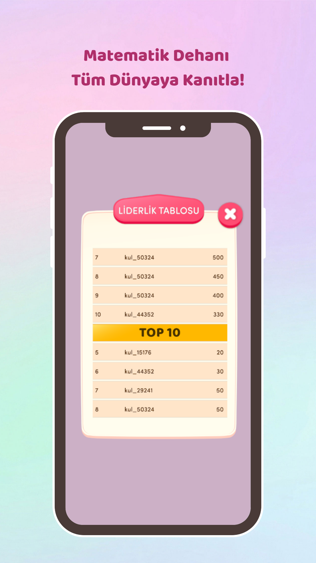 Liderlik Tablosu